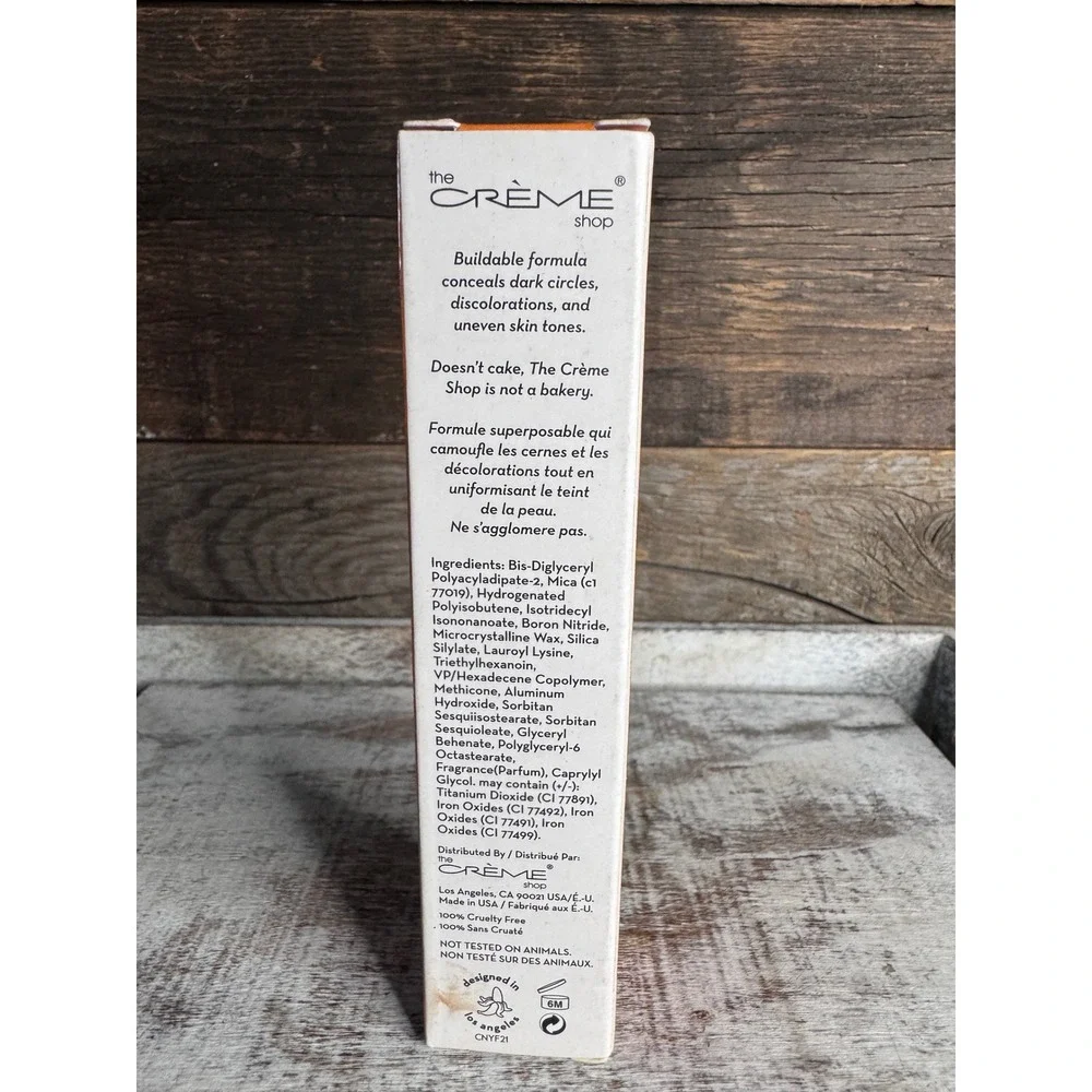 The Creme Shop Cover Story Full Coverage Concealer | Tan | K-Beauty | MSRP $12